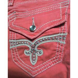 Buckle Exclusive Coral Colored Capri Rock Revivals "Scarlett" Tag Size: 29